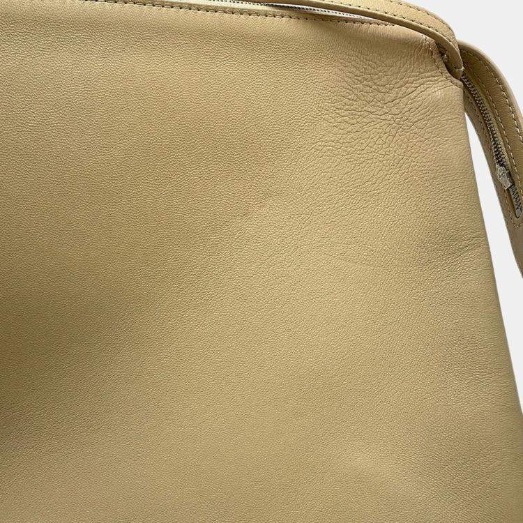 Pre Owned The Row New Twin Shoulder Beige Leather