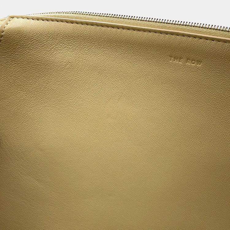 Pre Owned The Row New Twin Shoulder Beige Leather