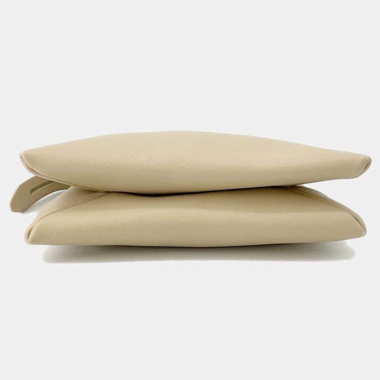 Pre Owned The Row New Twin Shoulder Beige Leather