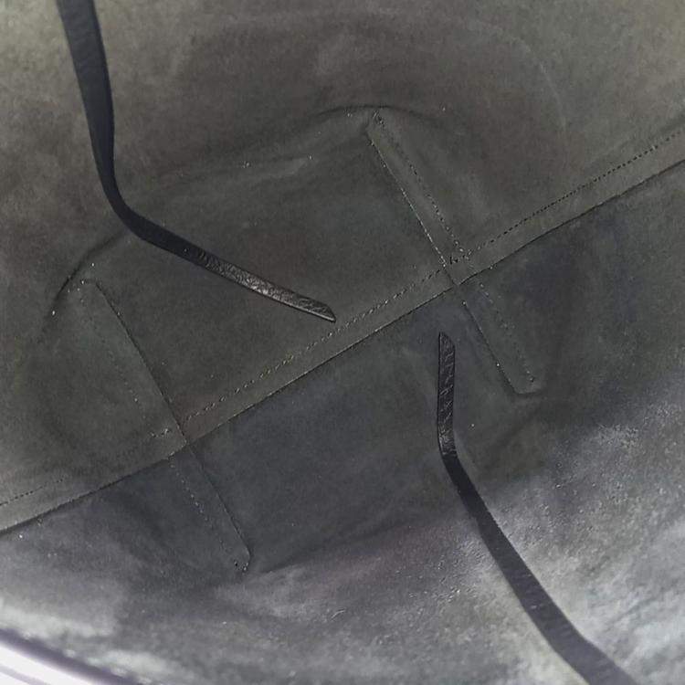 Pre Owned The Row Black Leather Parkback Small