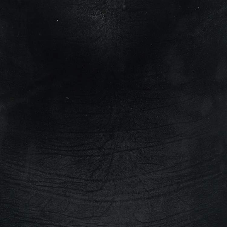 Pre Owned حقيبة يد توتس ذا رو شامواه أسود بارك N/S