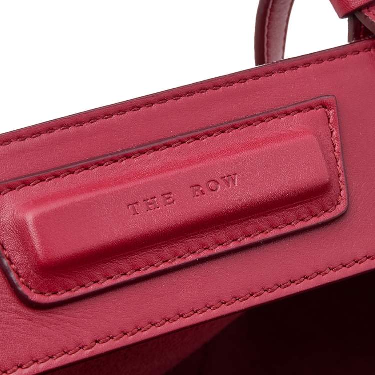Pre Owned The Row Red Soft Leather Tote 