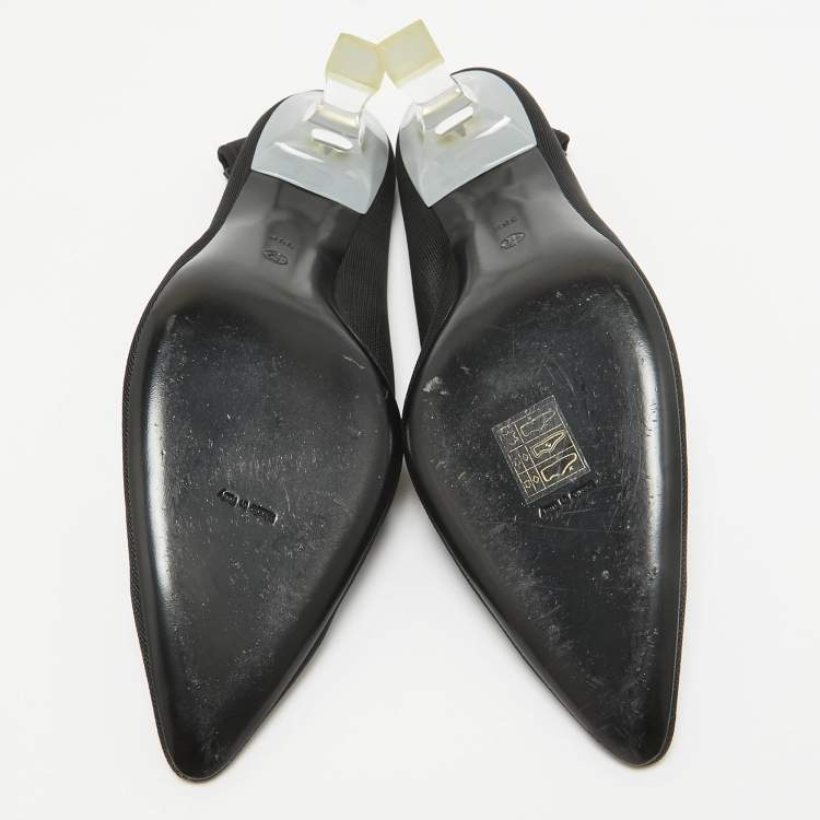 Pre Owned The Row Black Mesh Pumps Size 38.5