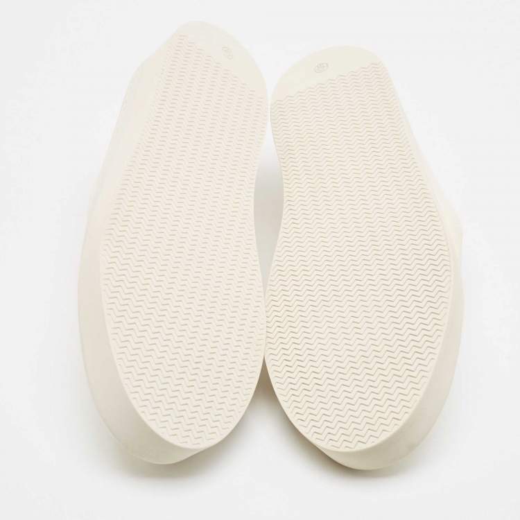 Pre Owned The Row White Leather Dean Slip On Sneakers Size 40