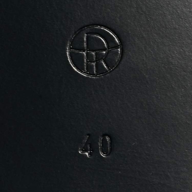 Pre Owned The Row Beige Fabric MJ Ballet Flats Size 40