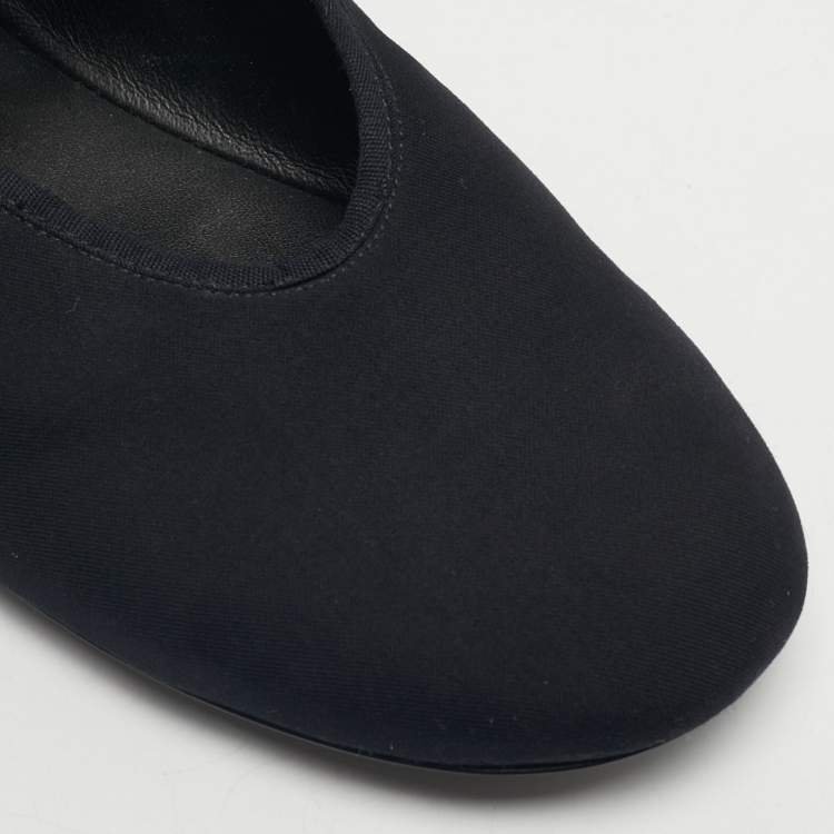 Pre Owned The Row Beige Fabric MJ Ballet Flats Size 40