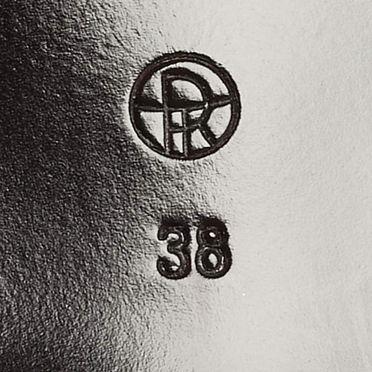 Pre Owned The Row Dark Brown Leather Ravello Slingback Flats Size 38