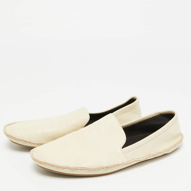 مملوكة مسبقًا The Row Cream Leather Ballet Flats Size 37