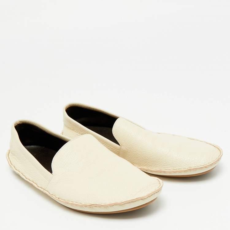 مملوكة مسبقًا The Row Cream Leather Ballet Flats Size 37
