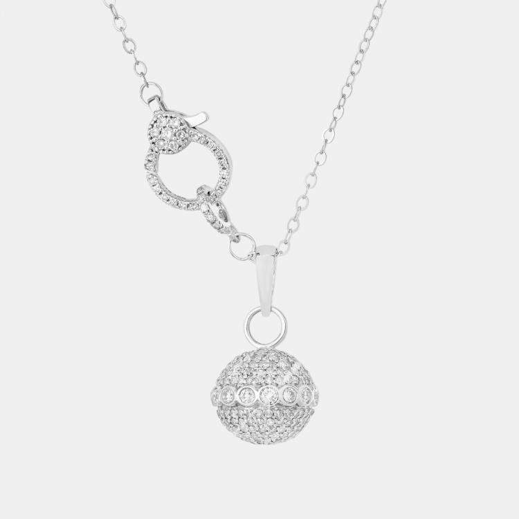 The Vault 15 Moon Orb Necklace The Vault 15 The Luxury Closet