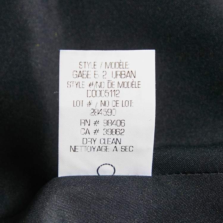 Pre Owned Theory Navy Blue Wool Blend Gabe B2 Blazer M