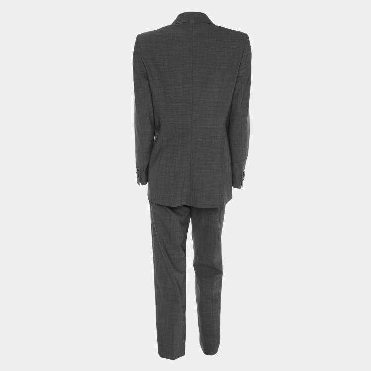 مملوكة مسبقًا Theory Grey Wool Suit S