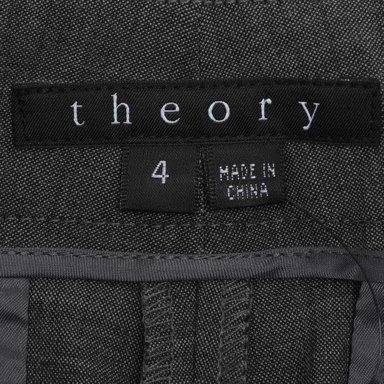 مملوكة مسبقًا Theory Grey Wool Suit S