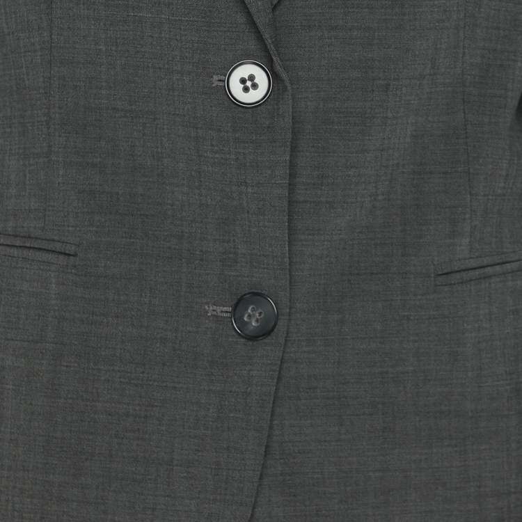 مملوكة مسبقًا Theory Grey Wool Suit S