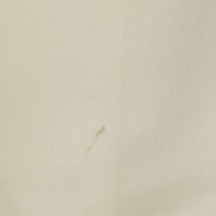 Pre Owned Theory Rice White Admiral Crepe High Waist Slim Fit Cropped Trousers S