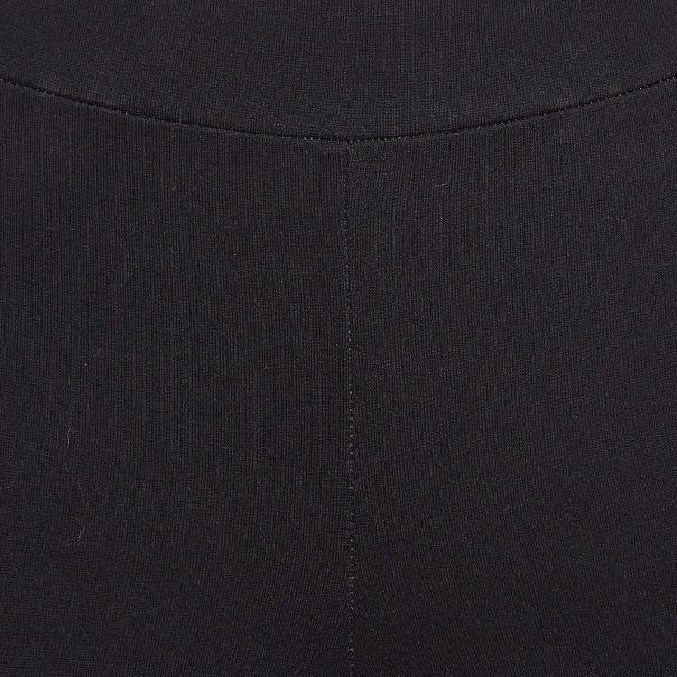 Pre Owned Theory Black Knit Slim Fit Leggings S