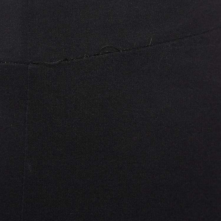 Pre Owned Theory Black Knit Slim Fit Leggings S