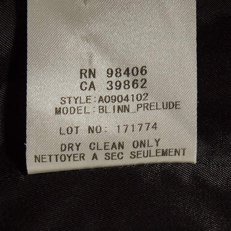 Pre Owned Theory Black Velvet Double Breasted Blazer L