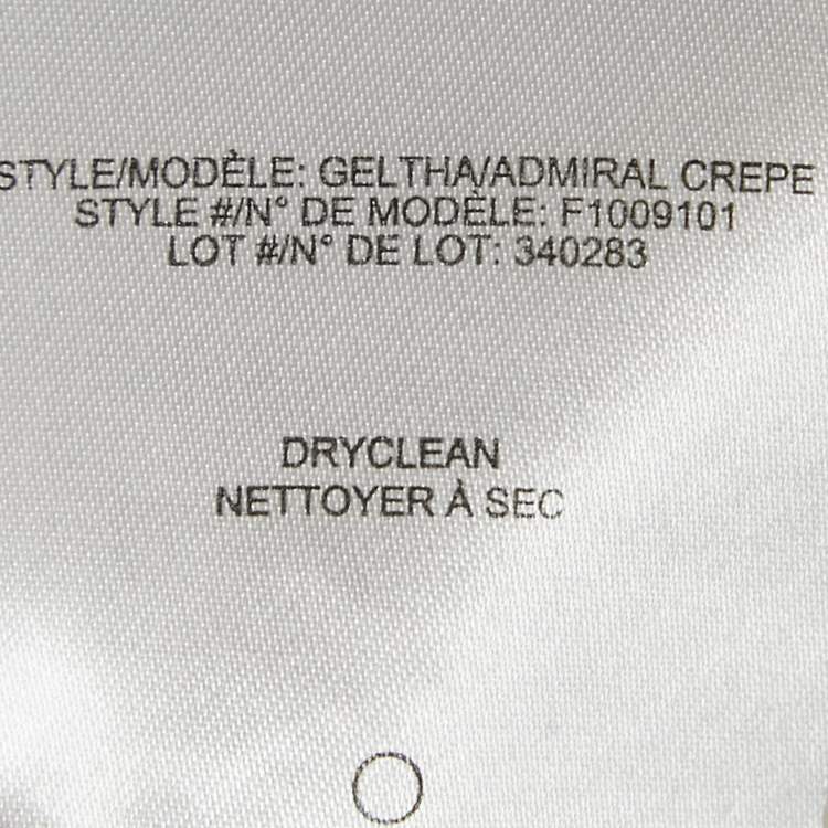 مملوكة مسبقًا Theory White Crepe Button Front Back Slit Blazer M