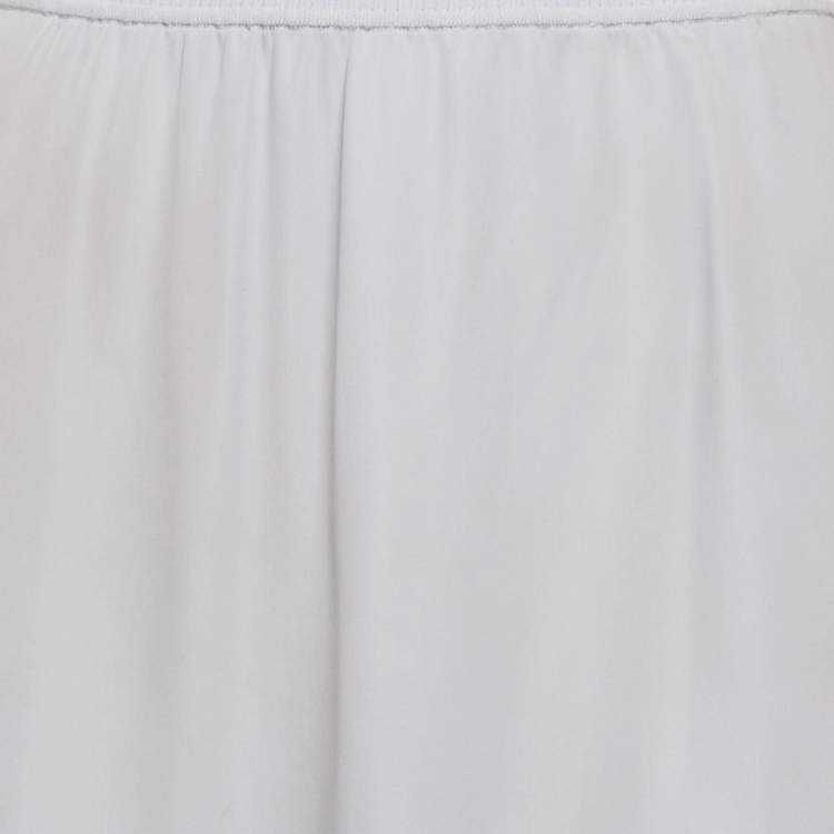 مملوكة مسبقًا Theory Light Blue Silk Flared Midi Skirt L