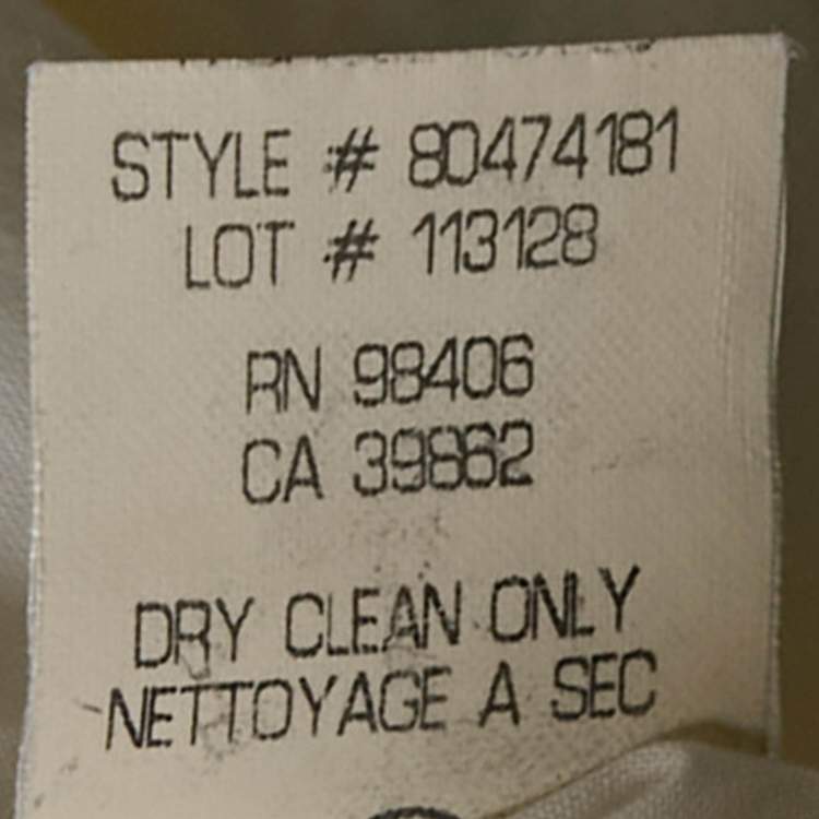 Pre Owned Theory White Cotton Gabardine Top XS