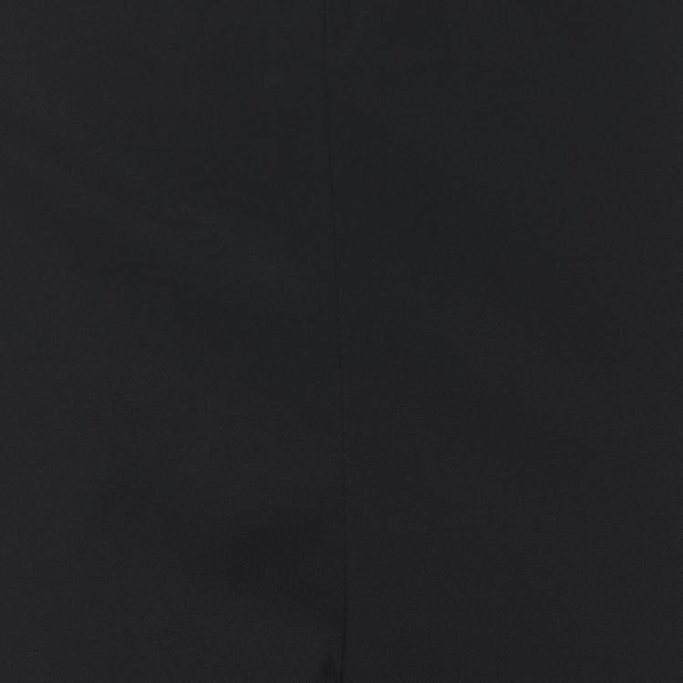 Pre Owned Theory Navy Blue Stretch Nylon Trouser M