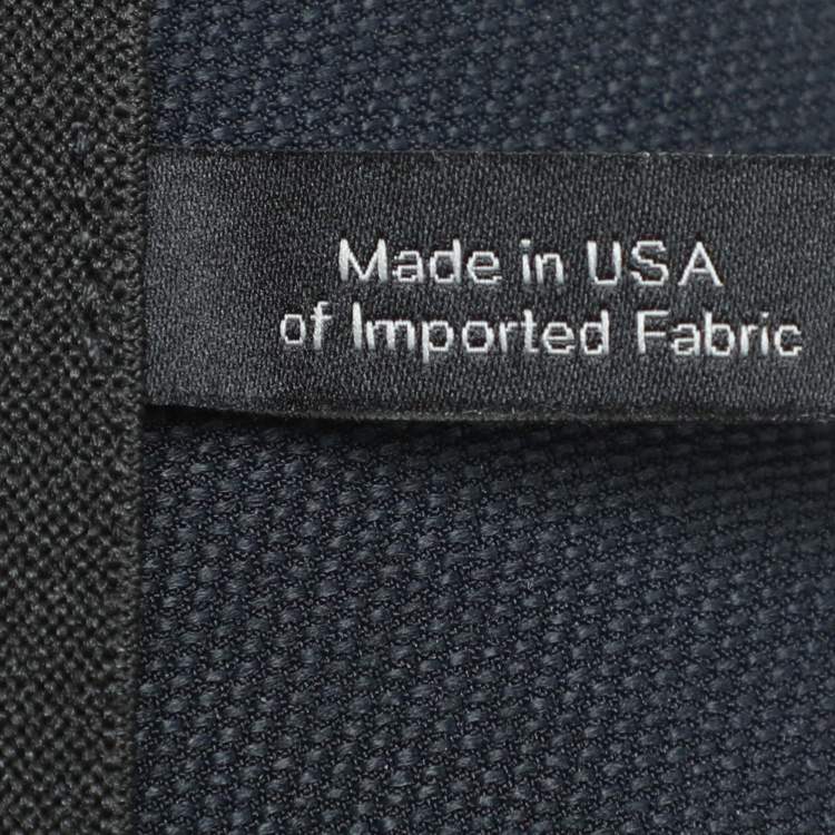 Pre Owned Theory Navy Blue Stretch Nylon Trouser M