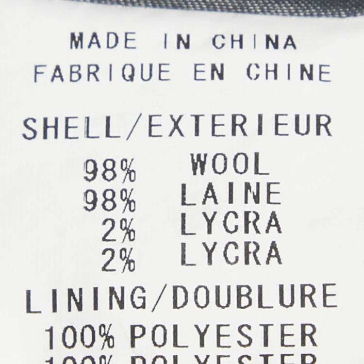 Pre Owned Theory Grey Wool Rib Kit Capelet S
