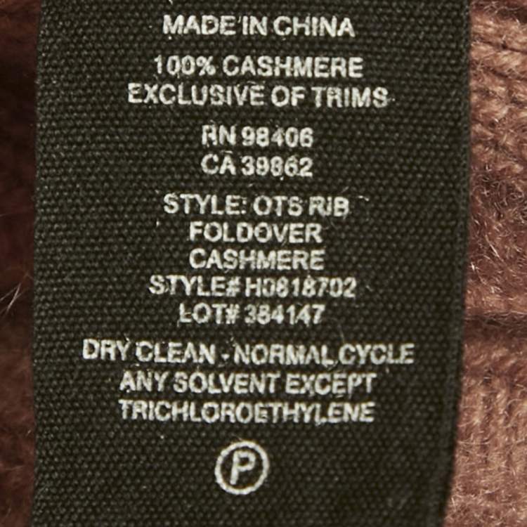 Pre Owned Theory Pink Rib Knit Off-Shoulder Sweater M