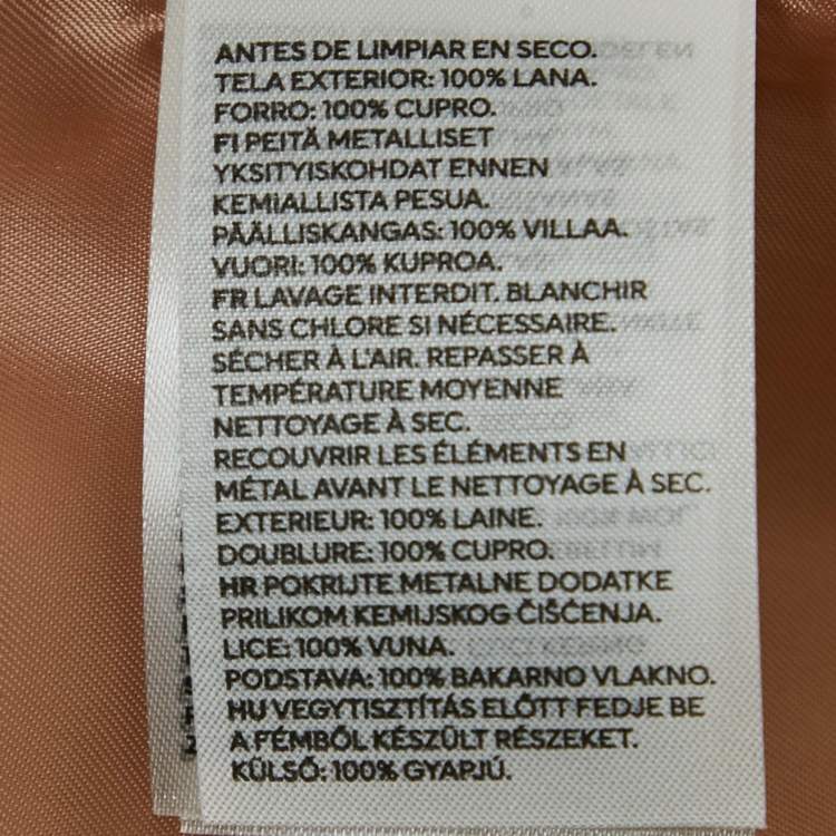 Pre Owned Thiery Mugler x H&M Pink Gabardine Asymmetric Mini Skirt S