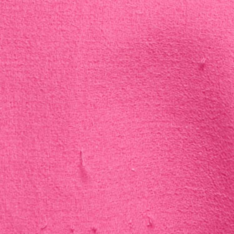 Pre Owned Tibi Pink Cotton Formal Trousers L