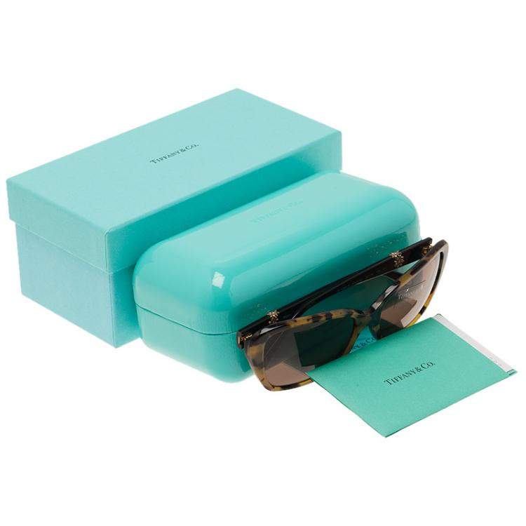 Pre Owned Tiffany & Co. Tortoise Shell 4069B Sunglasses