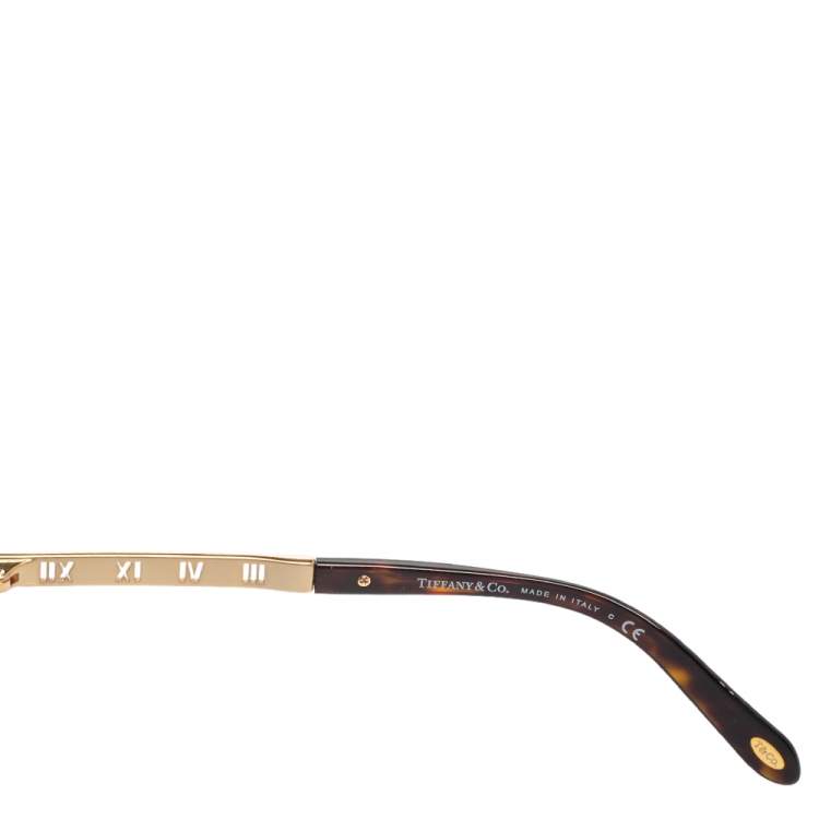 Pre Owned Tiffany & Co. Brown TF 4094 - B Gradient Cat Eye Sunglasses