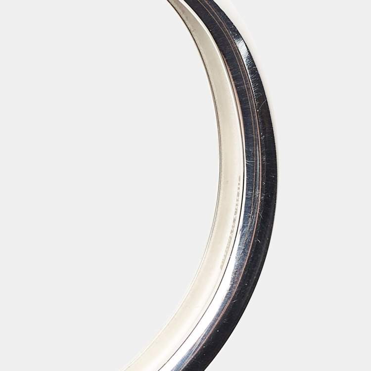 Pre Owned Tiffany & Co. Atlas Groove Sterling Silver Cuff Bracelet