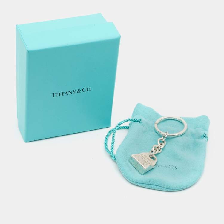 Pre Owned Tiffany & Co. Return to Tiffany Handbag Sterling Silver Key Ring