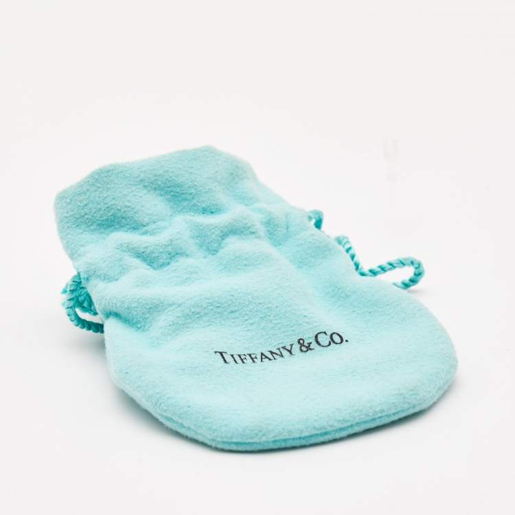 Pre Owned Tiffany & Co. Heart Tag Return to Tiffany Sterling Silver Stud Earrings