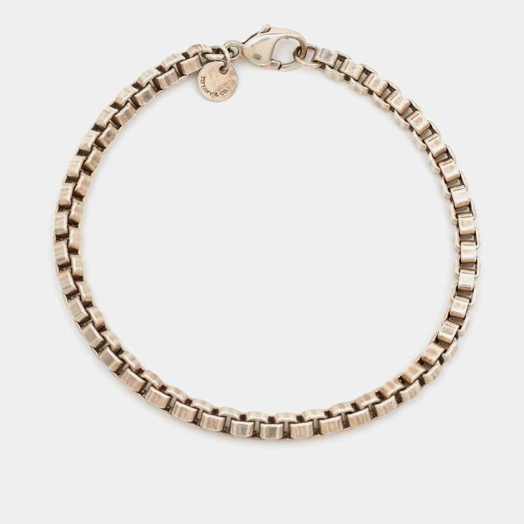 Pre Owned Tiffany & Co. Venetian Link Sterling Silver Bracelet
