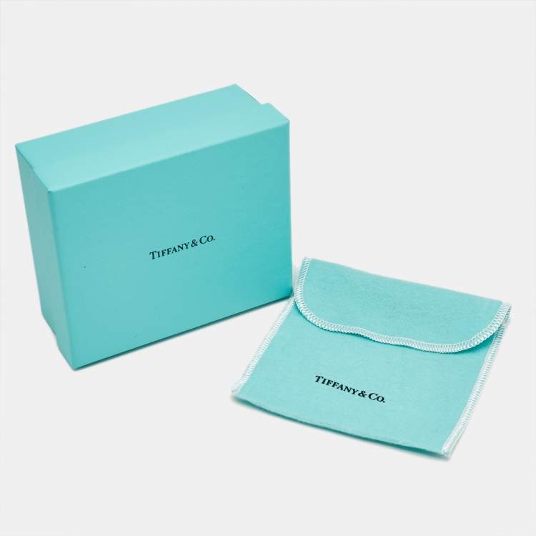 Pre Owned Tiffany & Co. T Smile Sterling Silver Large Necklace