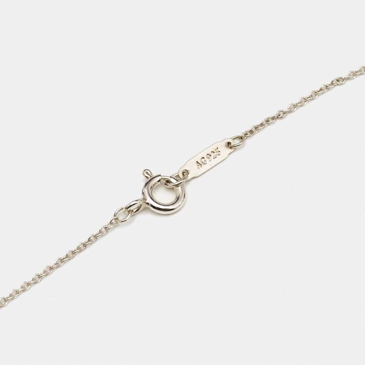 مملوكة مسبقًا Tiffany & Co. 1837 Interlocking Circles Sterling Silver Pendant Necklace
