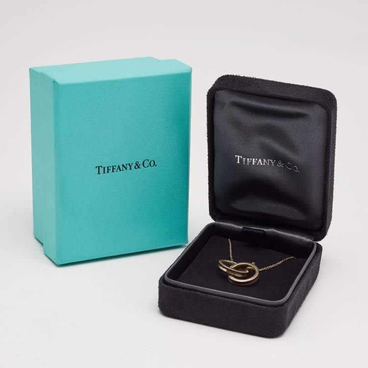 مملوكة مسبقًا Tiffany & Co. 1837 Interlocking Circles Sterling Silver Pendant Necklace