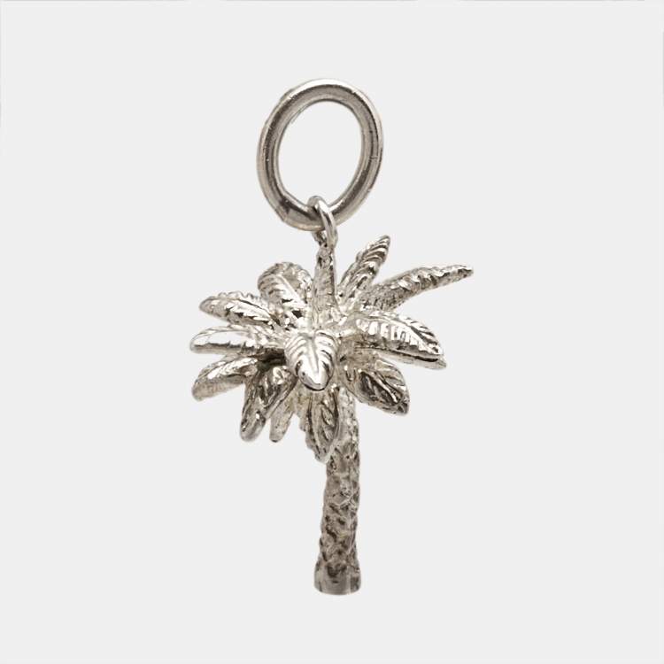 Pre Owned Tiffany & Co. Palm Tree Sterling Silver Charm