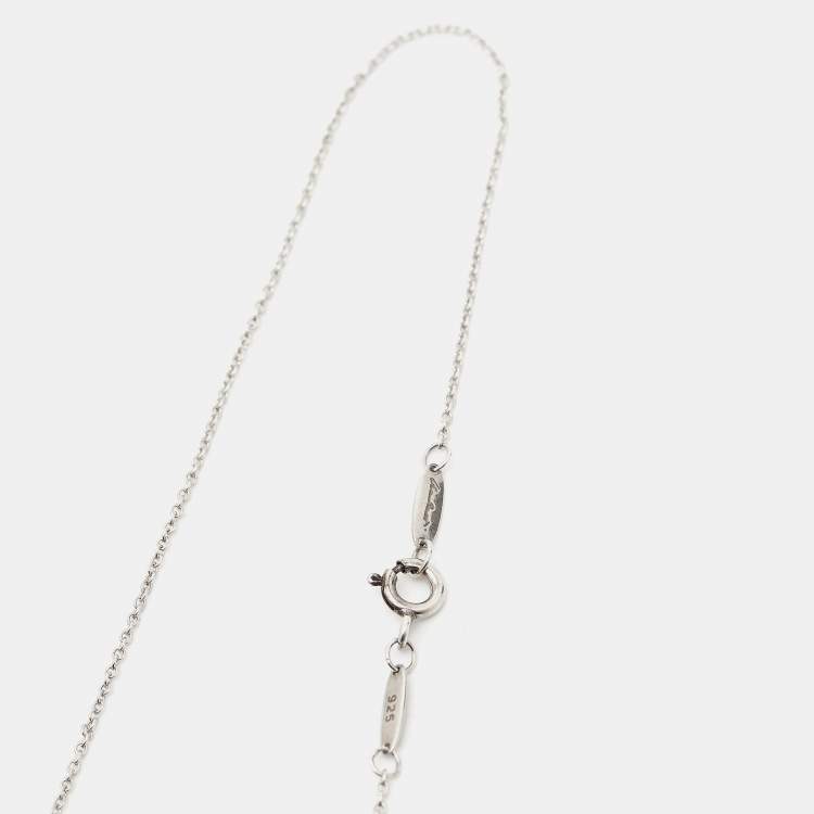 Pre Owned Tiffany & Co.  Elsa Peretti Sterling Silver Necklace