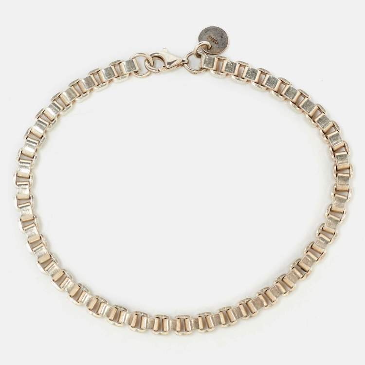 Pre Owned Tiffany & Co. Venetian Link Sterling Silver Bracelet