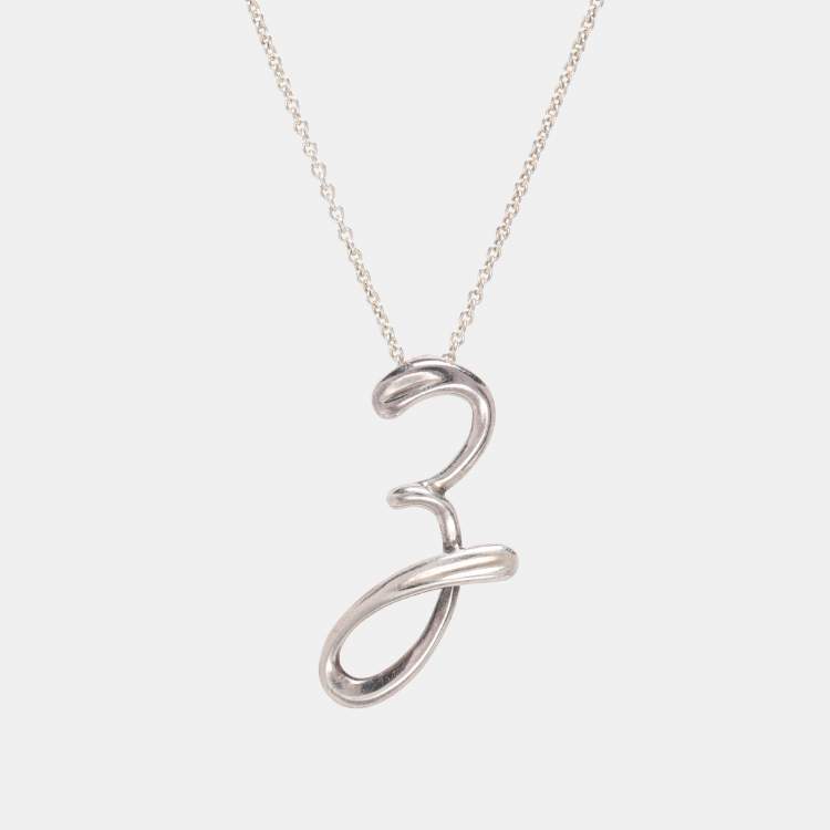 【Tiffany & Co】Elsa Peretti Alphabet Letter ペンダント Tiffany & Co. Sterling Silver Elsa Peretti Alphabet letter