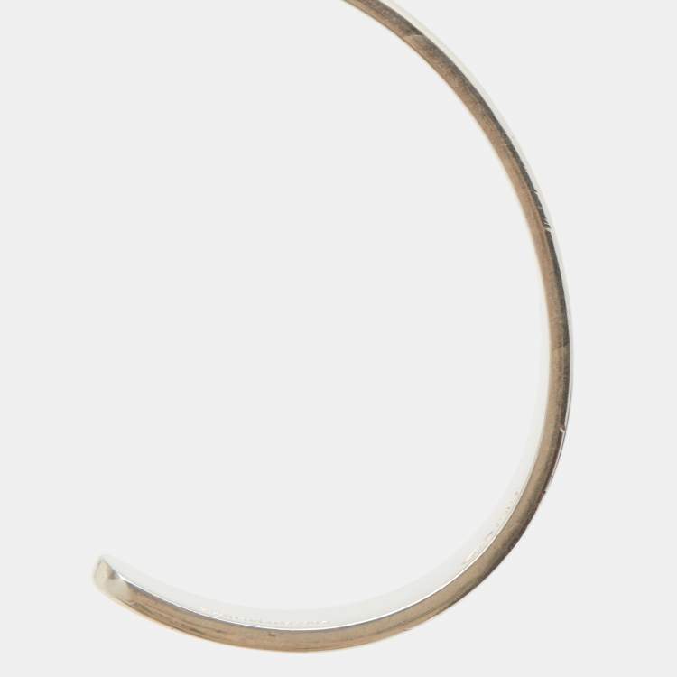 Pre Owned Tiffany & Co. Vintage Atlas Silver 925 Open Cuff Bracelet