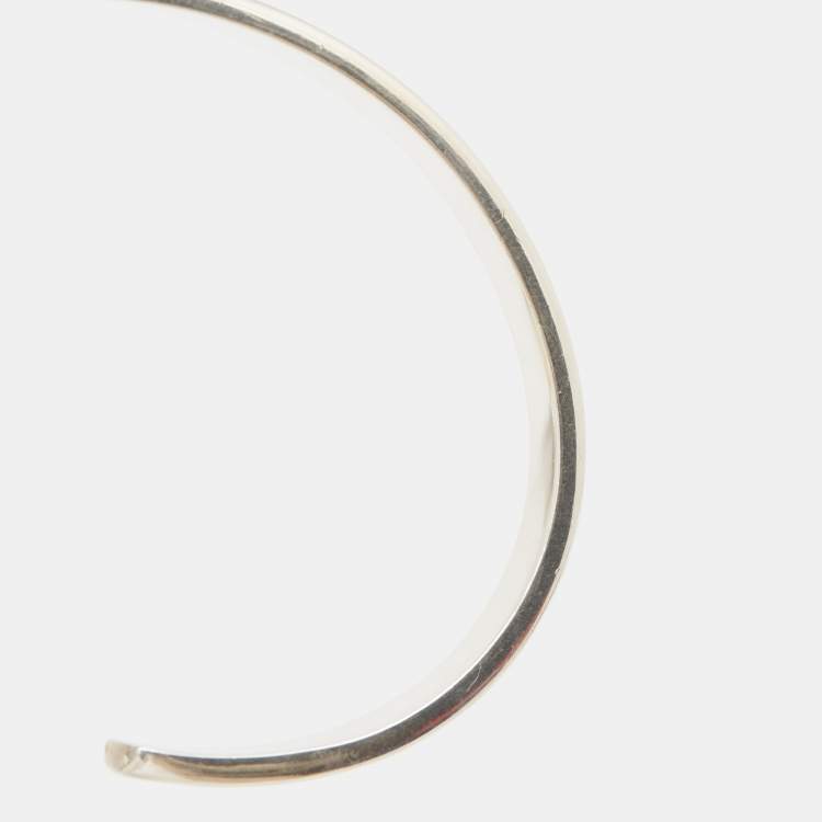 Pre Owned Tiffany & Co. Vintage Atlas Silver 925 Open Cuff Bracelet