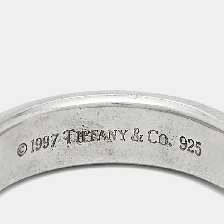 Pre Owned Tiffany & Co. 1837 Sterling Silver Open Cuff Bracelet
