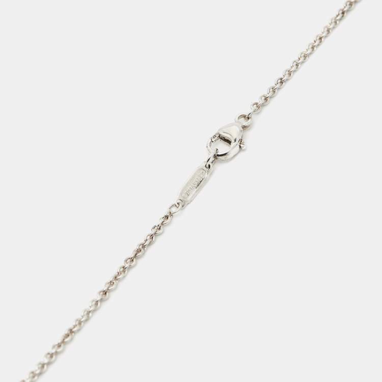 Pre Owned Tiffany & Co. 1837 Sterling Silver Bar Pendant Necklace