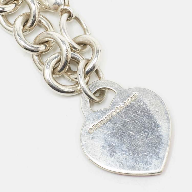 Pre Owned Tiffany & Co. Return To Tiffany Splash Sterling Silver Bracelet