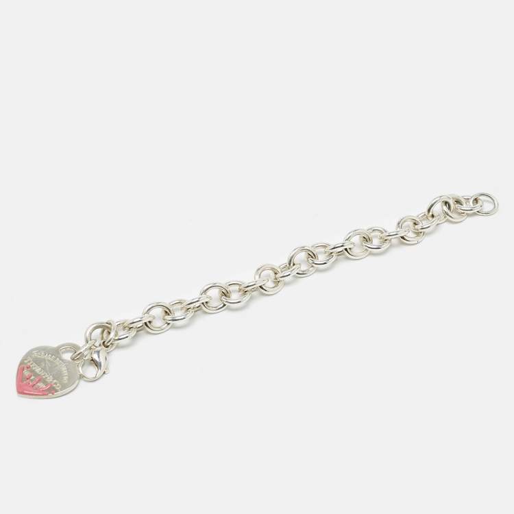 Pre Owned Tiffany & Co. Return To Tiffany Splash Sterling Silver Bracelet